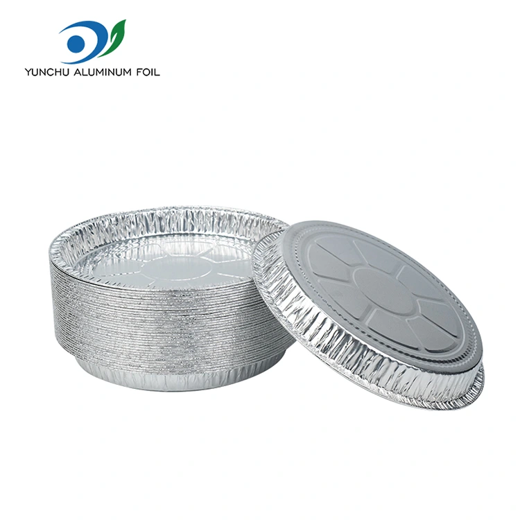 7-9 inci wadah pizza panci perak aluminium foil