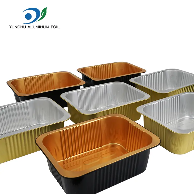 Segel sekali pakai wadah aluminium aluminium persegi