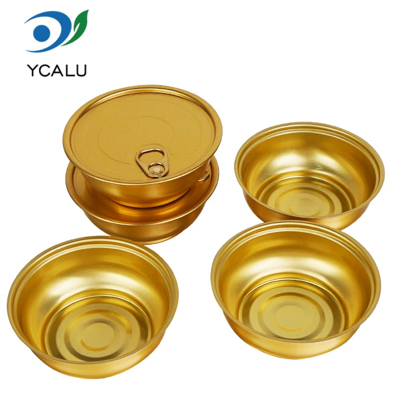 Mangkuk Aluminium Foil Emas Bulat 200ml