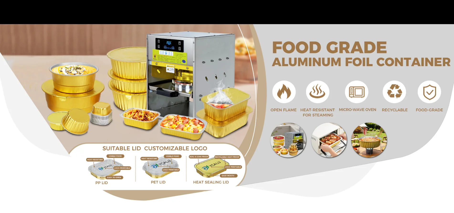 Produsen Wadah Aluminium Foil Smoothwall Produsen Wadah Aluminium Foil Smoothwall
