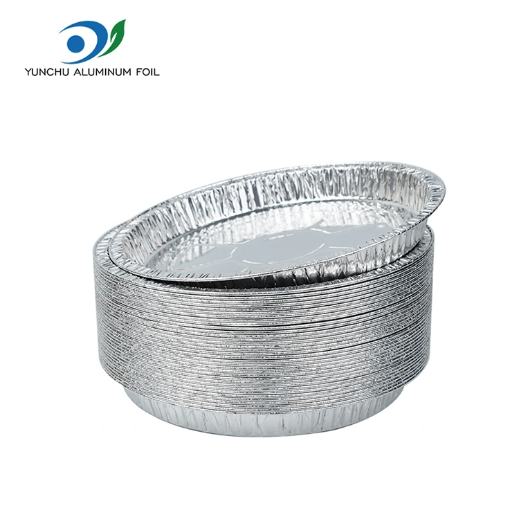 7-9 inci wadah pizza panci perak aluminium foil