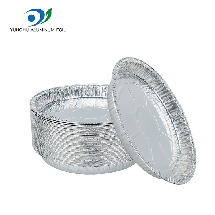 7-9 inci wadah pizza panci perak aluminium foil