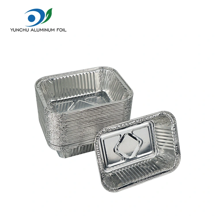Air Fryer Baking Silver Aluminium Foil Containers