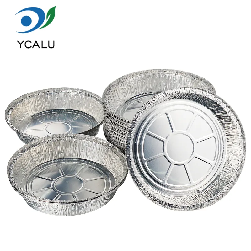 Wadah Aluminium Foil Perak Makanan Penggoreng Udara Wadah Aluminium Foil Perak Makanan Penggoreng Udara