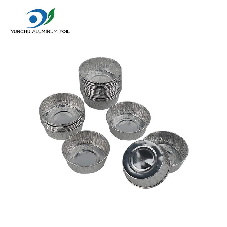 Cake Baking Cup Perak Aluminium Foil Food Container