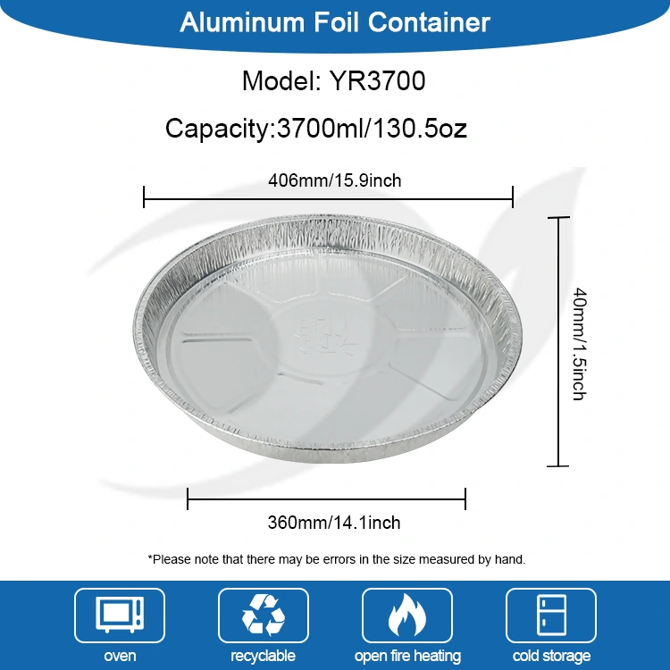 Fryer Air Disposable Oven Perak Aluminium Foil Container Makanan