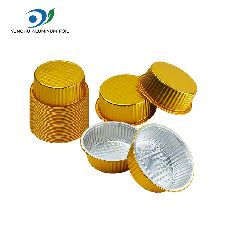 Wadah Foil Aluminium Foil Foom Foom Foom Disposable Golden