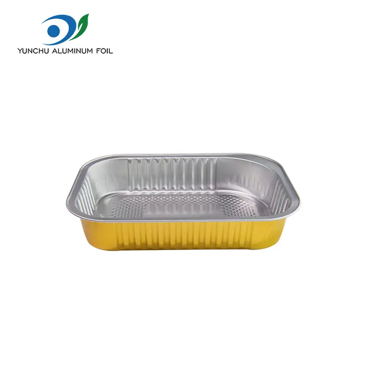 Wadah Aluminium Foil Aluminium Persegi Panjang