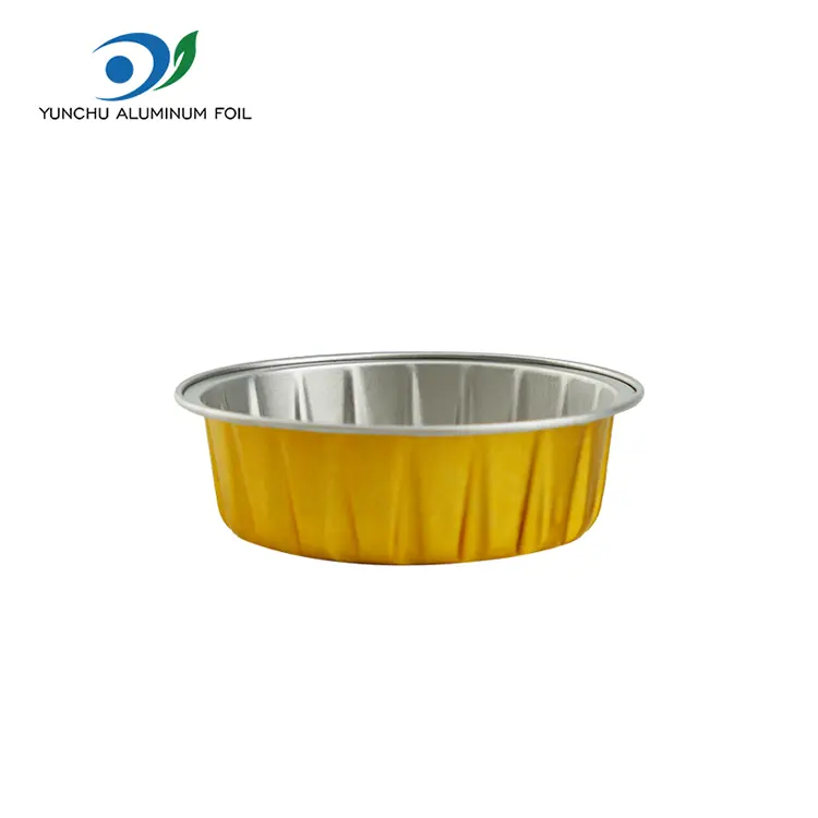 Wadah Aluminium Foil Smoothwall Bulat Bulat
