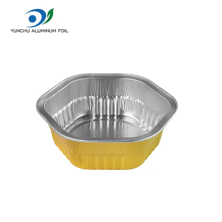 Hexagonal hexagonal heat smoothwall aluminium foil wadah