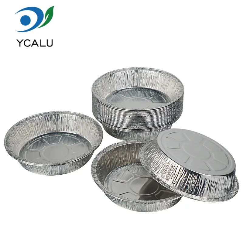 Wadah Aluminium Foil Perak Sekali Pakai untuk Memanggang Wadah Aluminium Foil Perak Sekali Pakai untuk Memanggang