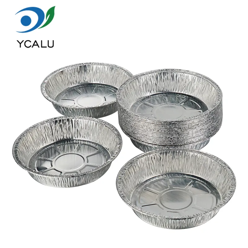 Wadah Aluminium Foil Perak Sekali Pakai untuk Memanggang