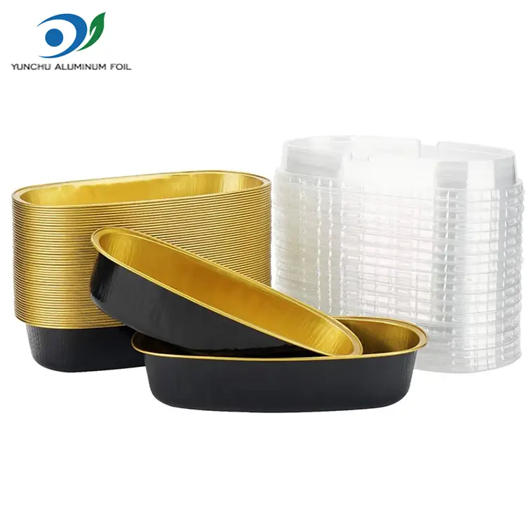 Warna oval wadah aluminium aluminium smoothwall