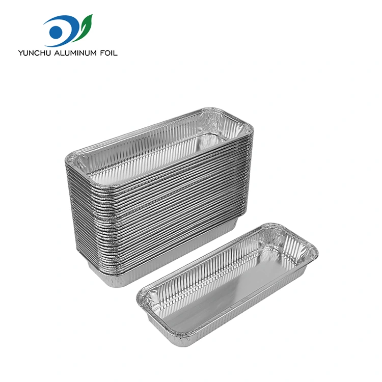 Roti Panggang Roti Panggang Perak Aluminium Foil Wadah