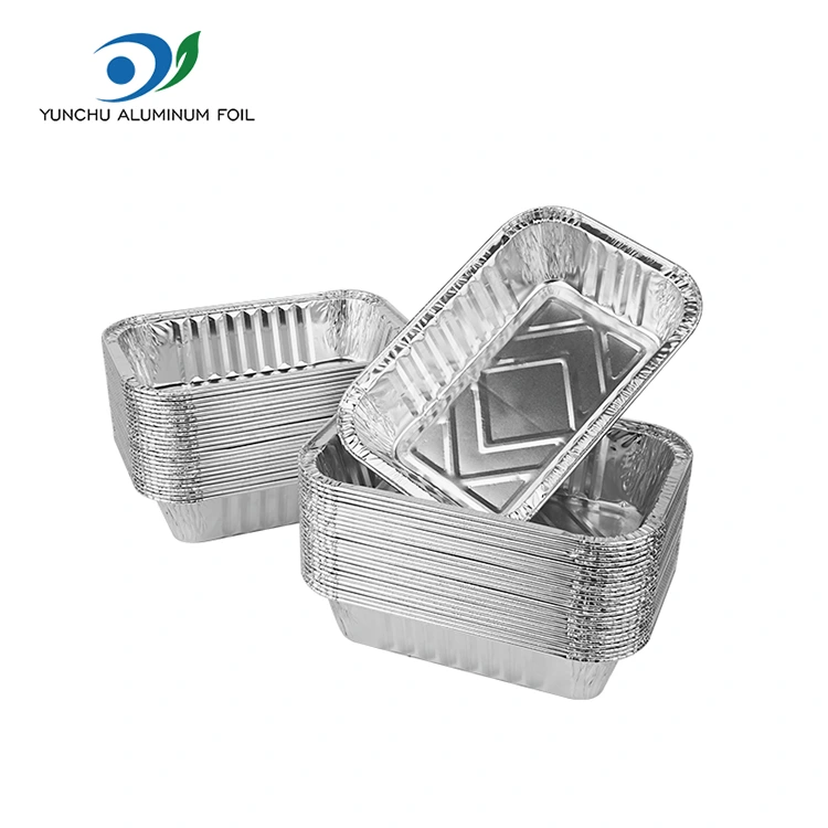 Kotang Kotang Perak Perak Aluminium Foil Container