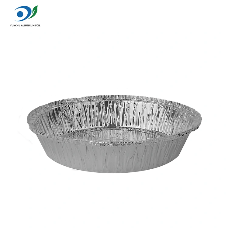 Fryer udara bundar Pot panas perak aluminium foil wadah