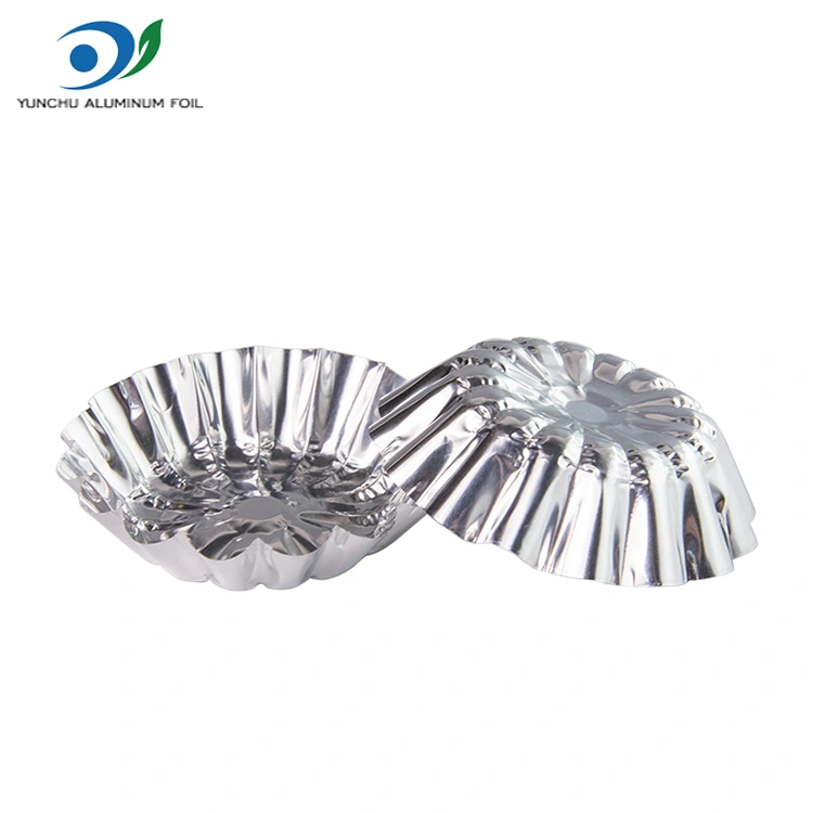 Bulat Tart Tart Tart Baking Silver Aluminium Foil Container