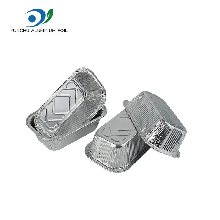 Kontainer foil aluminium perak katering perak katering