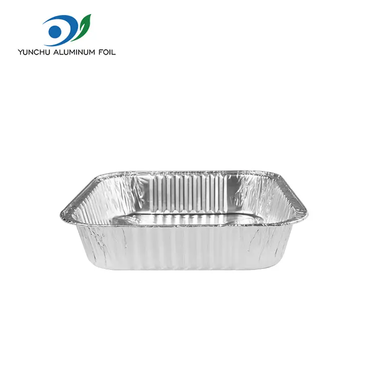 Wadah Bawa Pulang Aluminium Foil Persegi Untuk Pengemasan Makanan Dan Katering Wadah Bawa Pulang Aluminium Foil Persegi Untuk Pengemasan Makanan Dan Katering